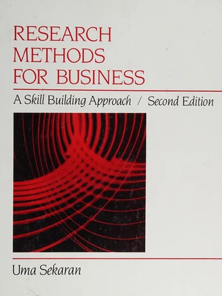 Research Methods for Business cover, Wiley 1992