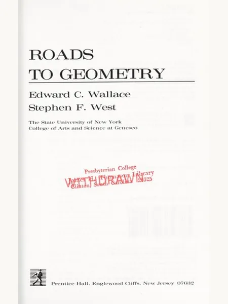 Roads to Geometry cover