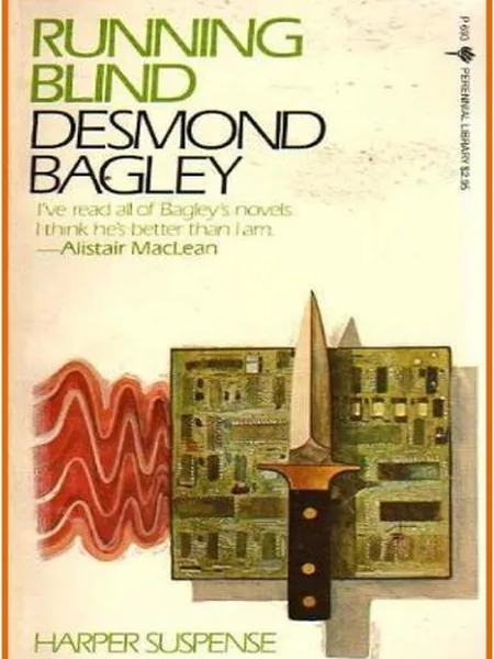 Running Blind first edition cover, Collins 1970