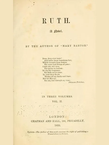 Ruth cover, Chapman and Hall 1853