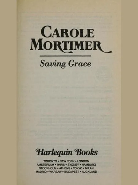 Saving Grace cover