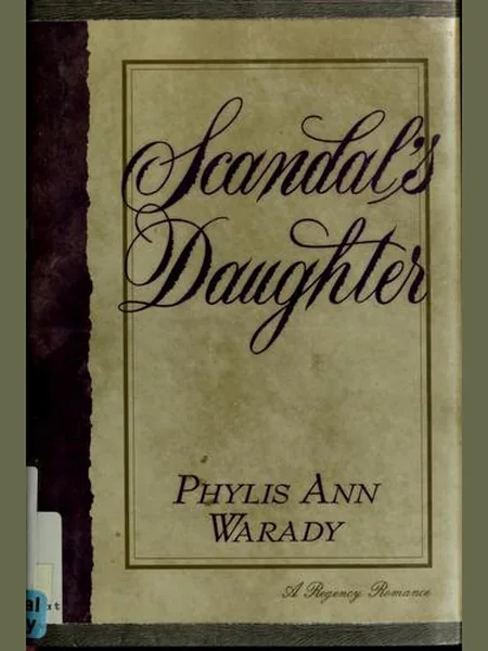 Scandal's Daughter first edition cover, Walker Books 1990