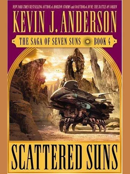 Scattered Suns first edition cover, Warner Books 2005