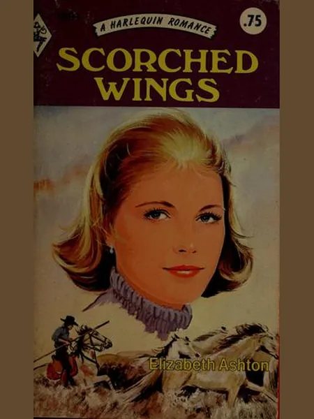Scorched Wings cover, Harlequin 1972
