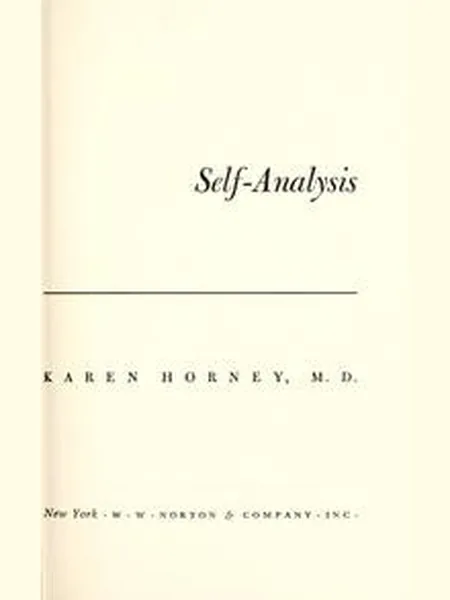 Self-analysis cover