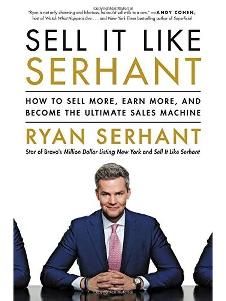 Sell It Like Serhant, cover of another edition (the John Murray 2018 cover is not yet photographed)