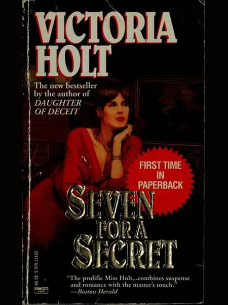 Seven for a Secret, cover of another edition (the HarperCollins 1992 cover is not yet photographed)