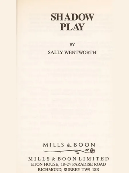 Shadow Play cover