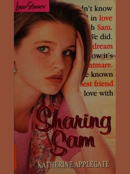 Sharing Sam, cover of another edition (the Bantam Books 1997 cover is not yet photographed)