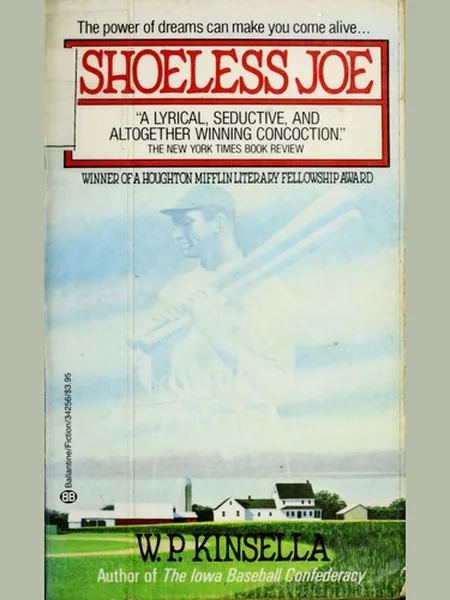 Shoeless Joe, cover of another edition (the Allison & Busby 1988 cover is not yet photographed)