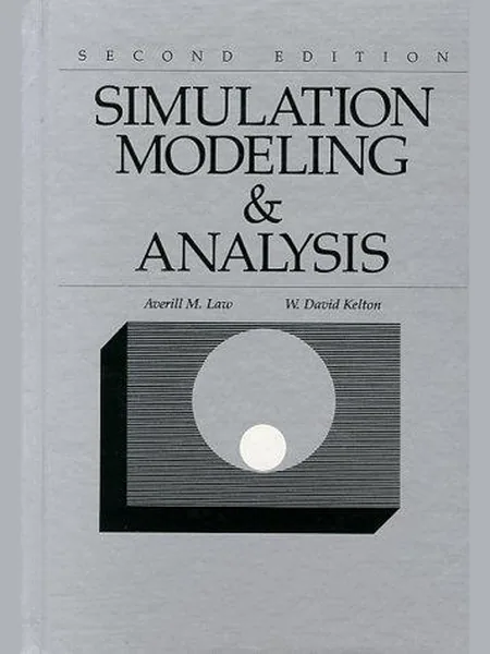 Simulation Modeling and Analysis, cover of another edition (the McGraw-Hill 1982 cover is not yet photographed)