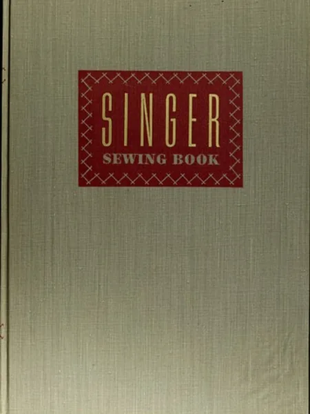 Singer Sewing Book, cover of another edition (the McGraw-Hill 1954 cover is not yet photographed)