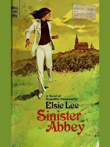 Sinister Abbey first edition cover, Dell 1973