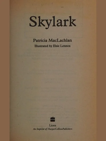 Skylark cover, Lions 1994