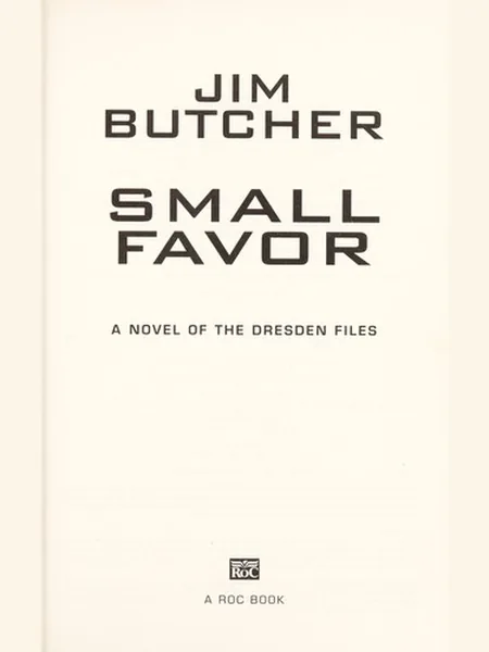 Small Favor cover