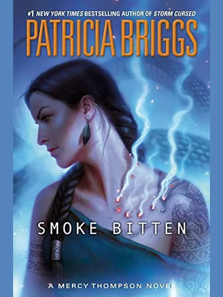 Smoke Bitten, cover of another edition (the Penguin Books 2020 cover is not yet photographed)