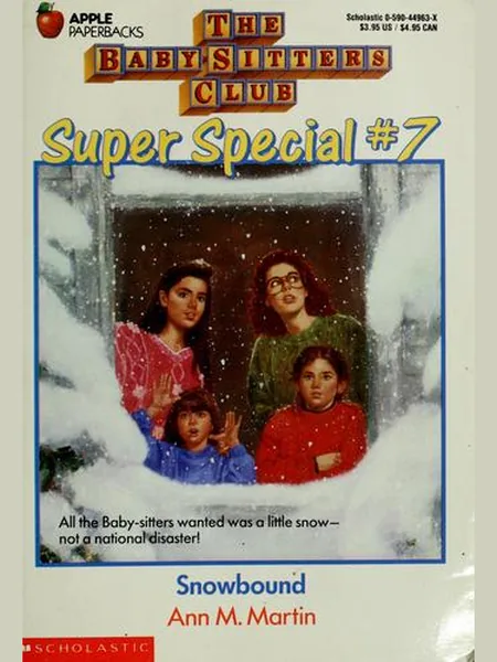 Snowbound cover, Scholastic 1991