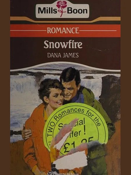 Snowfire first edition cover, Mills & B 1988