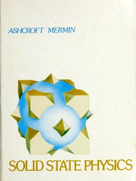 Solid State Physics, cover of another edition (the Harcourt, Brace 1976 cover is not yet photographed)