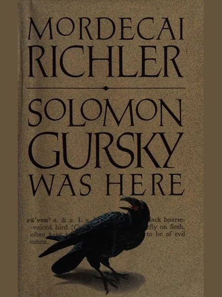 Solomon Gursky Was Here cover, Chatto & Windus 1990