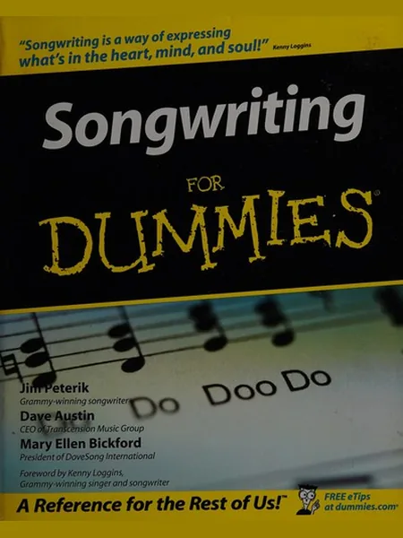 Songwriting for Dummies cover