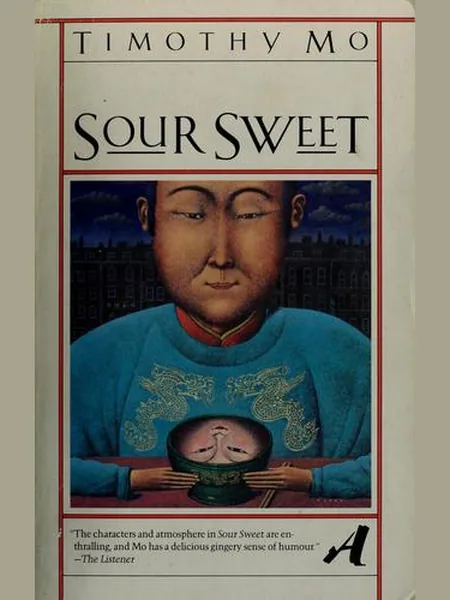 Sour Sweet, cover of another edition (the Deutsch 1982 cover is not yet photographed)