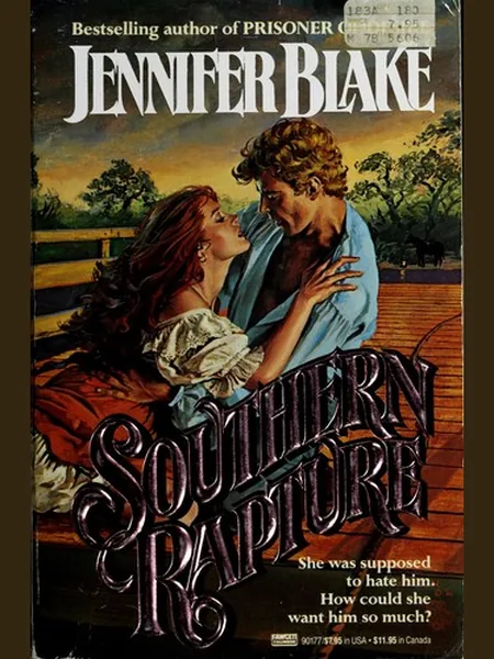 Southern Rapture first edition cover, Ballantine Books 1987