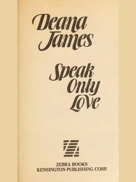Speak Only Love cover