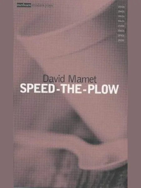 Speed-the-plow, cover of another edition (the Grove Press 1987 cover is not yet photographed)