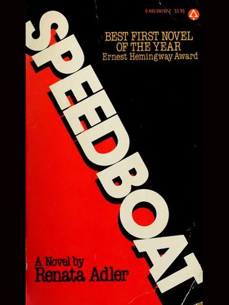 Speedboat, cover of another edition (the Hamish Hamilton 1977 cover is not yet photographed)