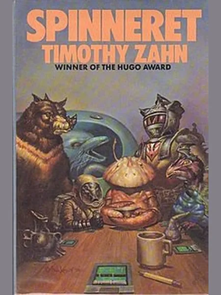 Spinneret, cover of another edition (the Arrow Books 1987 cover is not yet photographed)