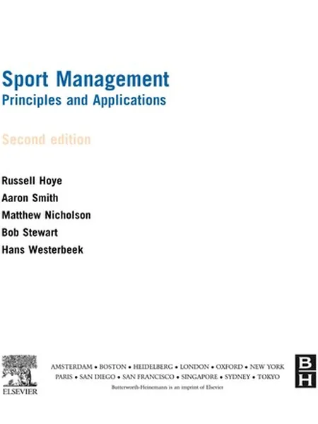 Sport Management, cover of another edition (the Routledge 2007 cover is not yet photographed)