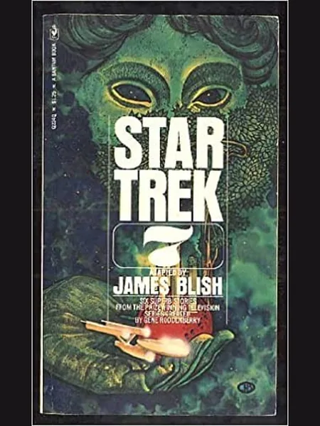 Star Trek 7, cover of another edition (the Bantam Press 1972 cover is not yet photographed)