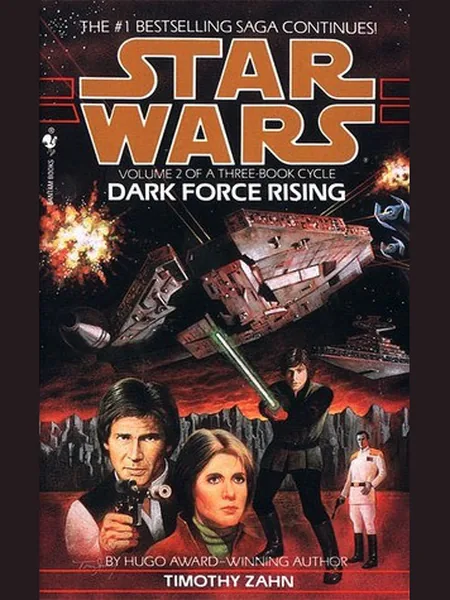 Star Wars: Dark Force Rising cover, Bantam Books 1992