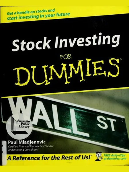 Stock Investing for Dummies cover