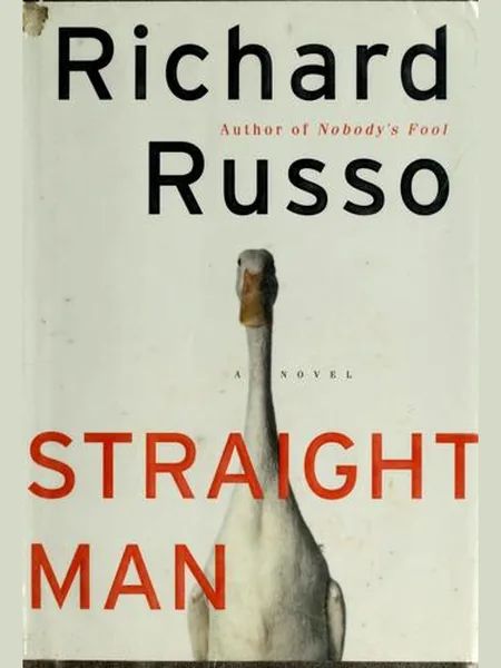 Straight Man first edition cover, Random House 1997