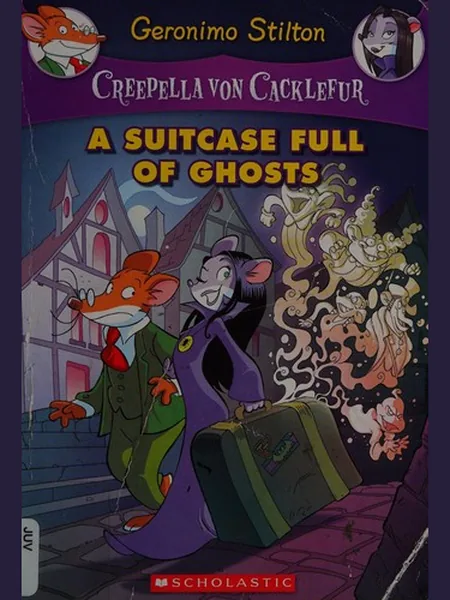 Suitcase Full of Ghosts cover, Scholastic Paperbacks 2015