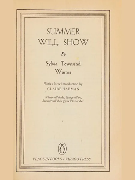 Summer Will Show cover