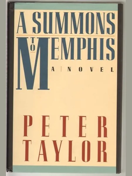 Summons to Memphis first edition cover, Knopf 1986