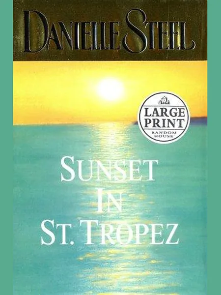 Sunset in St. Tropez, cover of another edition (the BCA 2002 cover is not yet photographed)