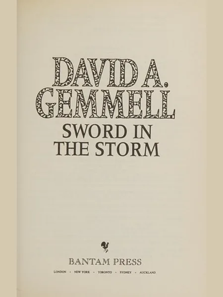 Sword in the Storm cover