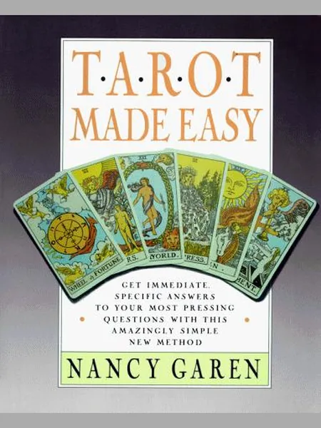 Tarot Made Easy, cover of another edition (the Piatkus 1990 cover is not yet photographed)