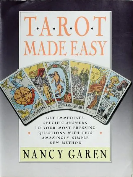 Tarot Made Easy first edition cover, Simon & Schuster 1989
