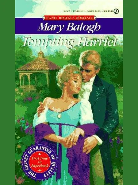 Tempting Harriet first edition cover, Signet 1994