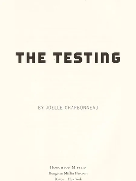 Testing cover, Houghton Mifflin Harcourt Publishing Company 2013