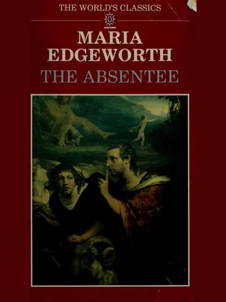 The Absentee, cover of another edition (the William Cooper 1812 cover is not yet photographed)