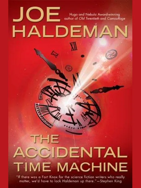 The Accidental Time Machine first edition cover, Ace Books 2007