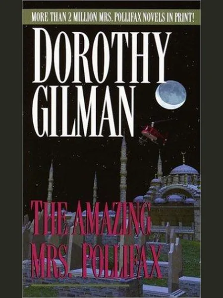 The Amazing Mrs. Pollifax, cover of another edition (the Doubleday 1970 cover is not yet photographed)