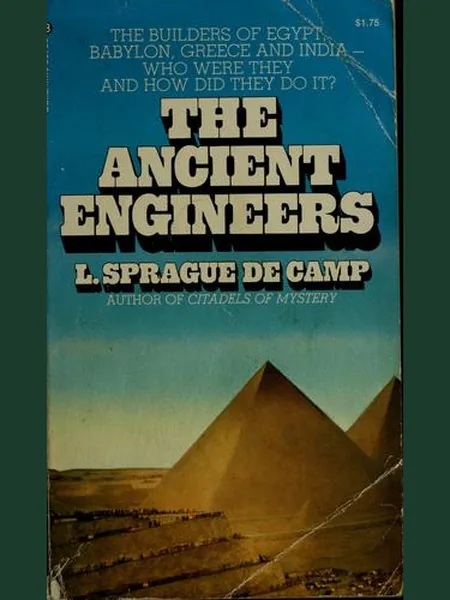 The Ancient Engineers, cover of another edition (the Doubleday 1963 cover is not yet photographed)