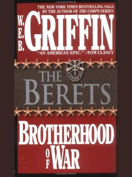 The Berets, cover of another edition (the Century 1989 cover is not yet photographed)